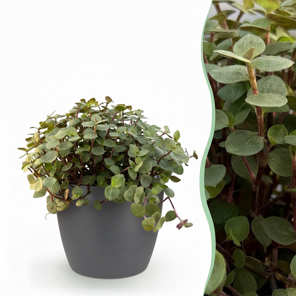 Callisia repens Katzengras in Topf mit 12 cm Durchmesser, haustierfreundlich, von Everspring, grüne Pflanze für Katzen.