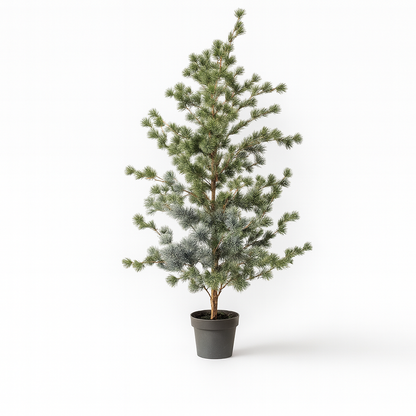 Kunst-Tannenbaum Cedar Pine 150 cm im Topf, Everspring, grüne Pflanze für Dekoration und Weihnachtsdekoration.