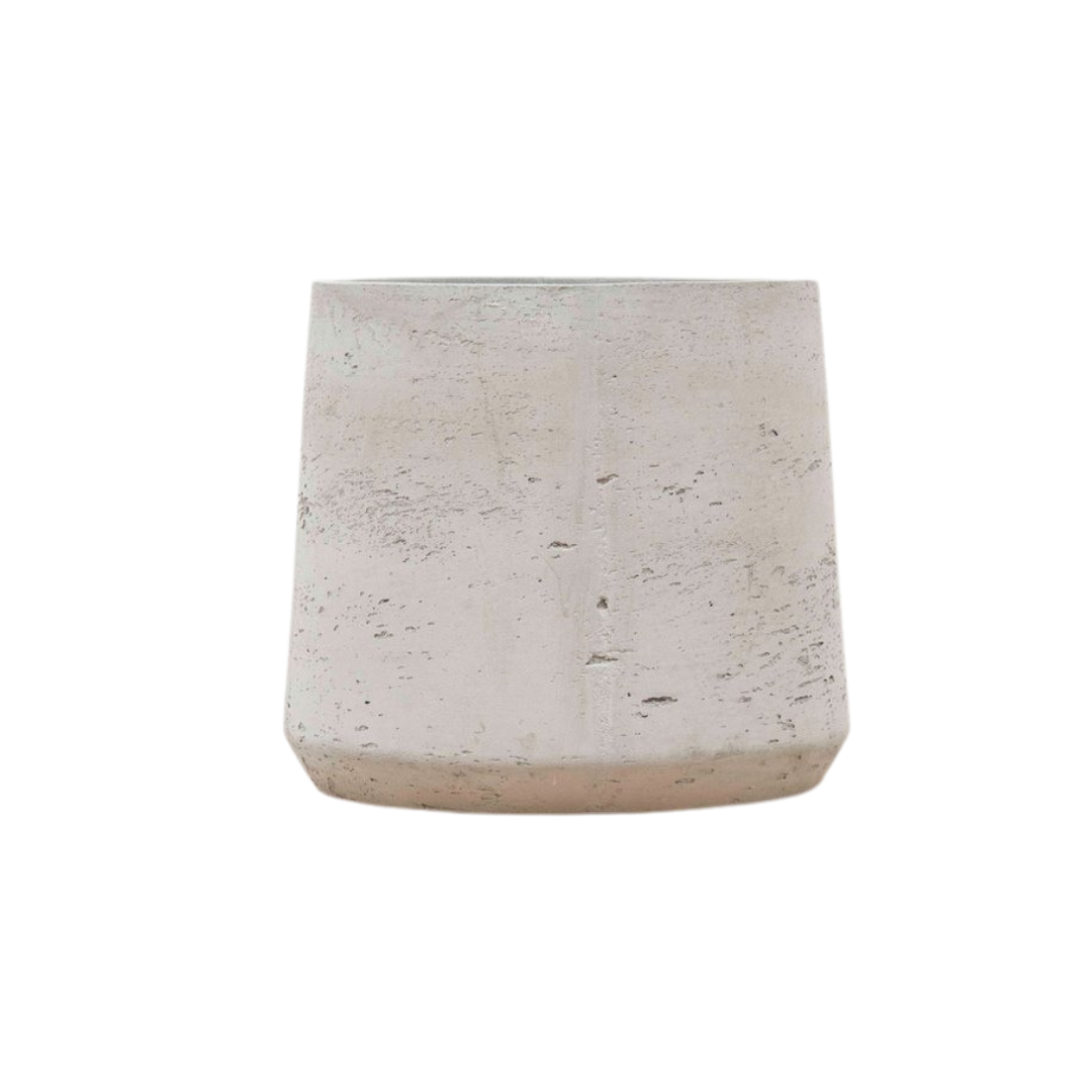 Topf Aniek Cement in zwei verschiedenen Größen