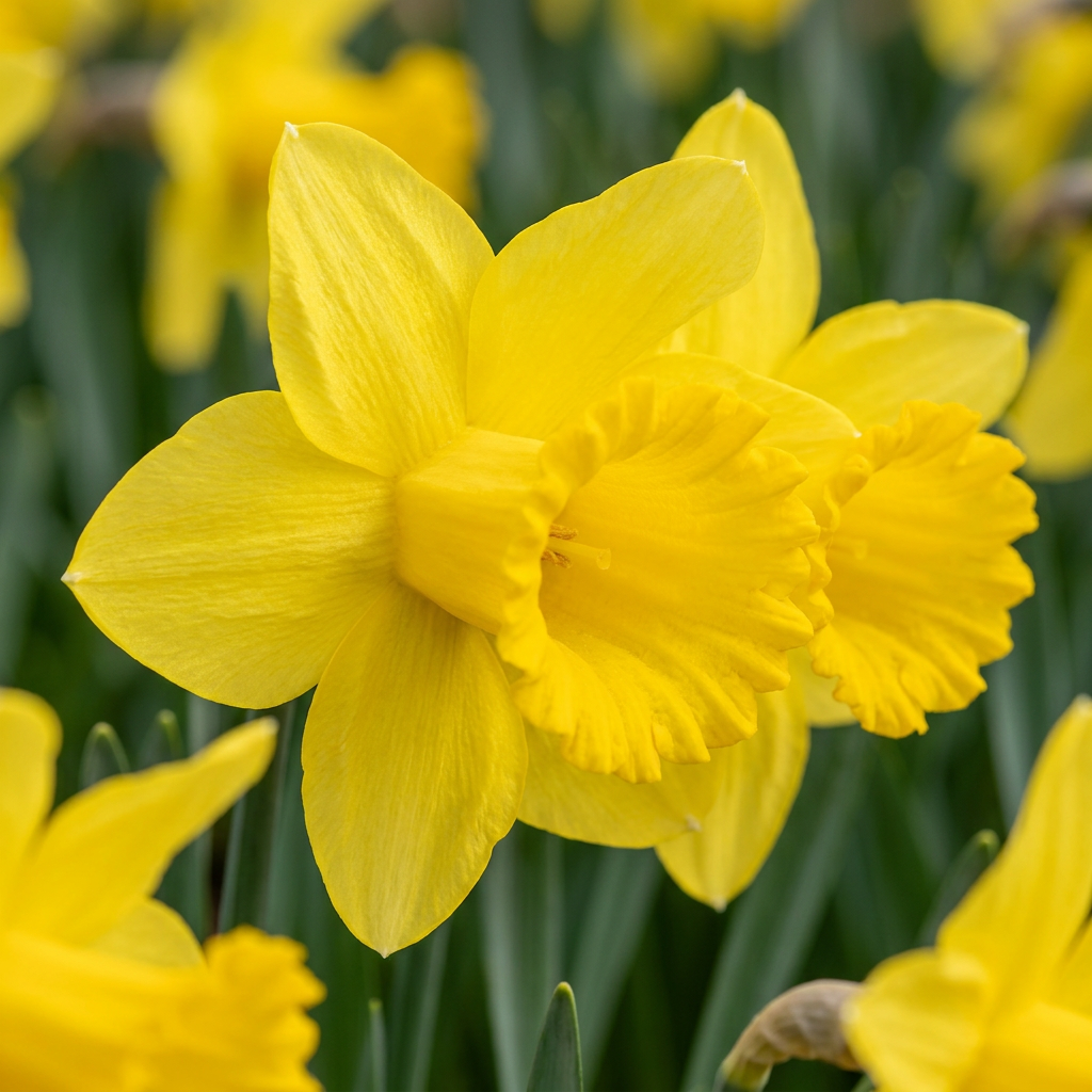 Narzisse Carlton – Narcissus online kaufen | 30 bis 120 Blumenzwiebeln, goldgelb &amp; großblütig – Wurzelwerk Design