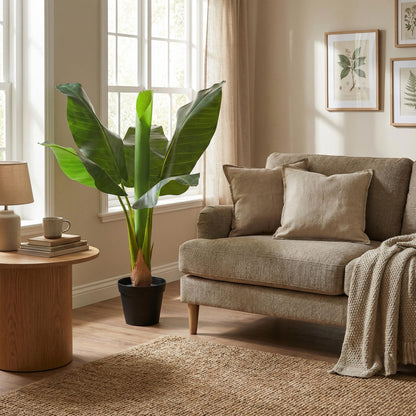 Künstliche Bananenpflanze Musa von Everspring, 80cm, 150cm oder 180cm, detailreiche grüne Pflanze für Dekorationszwecke