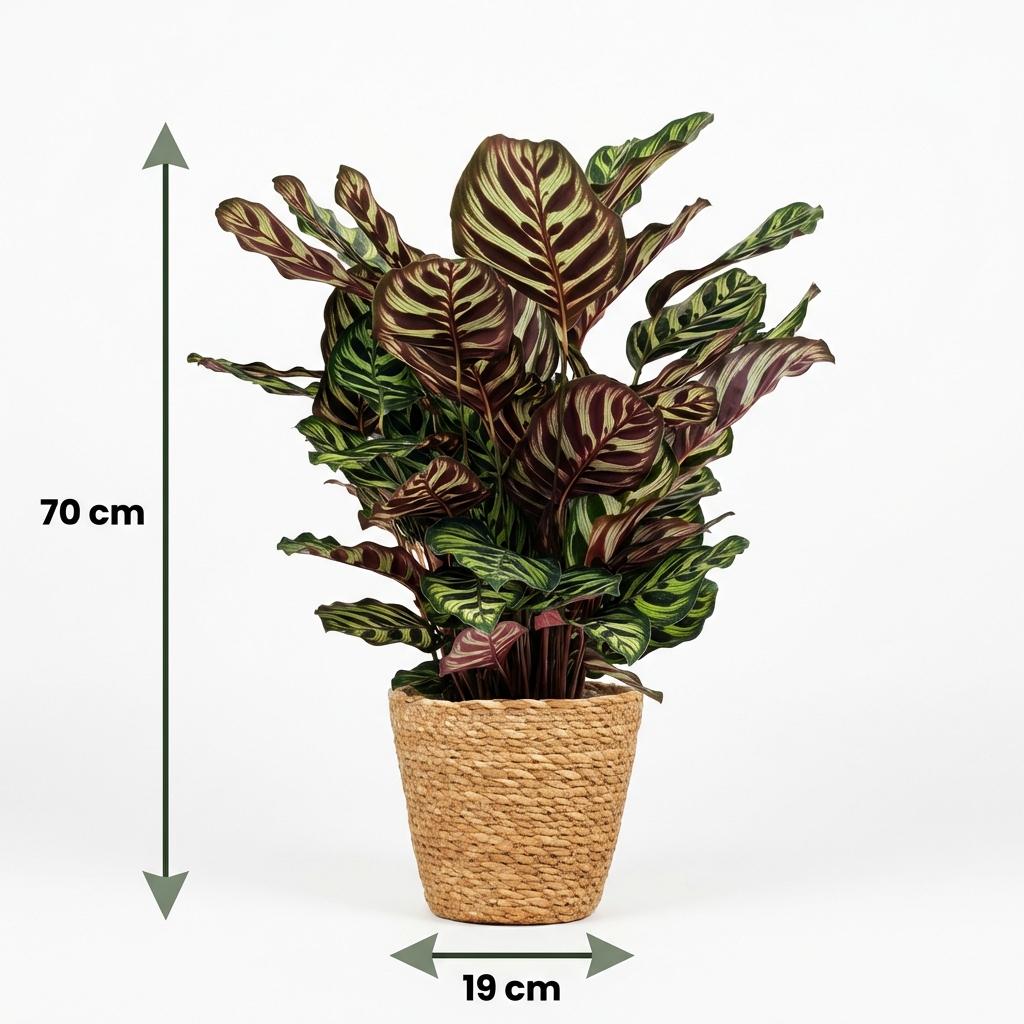 Calathea Makoyana kaufen | Pfauen-Korbmarante – Topf Ø 19 cm