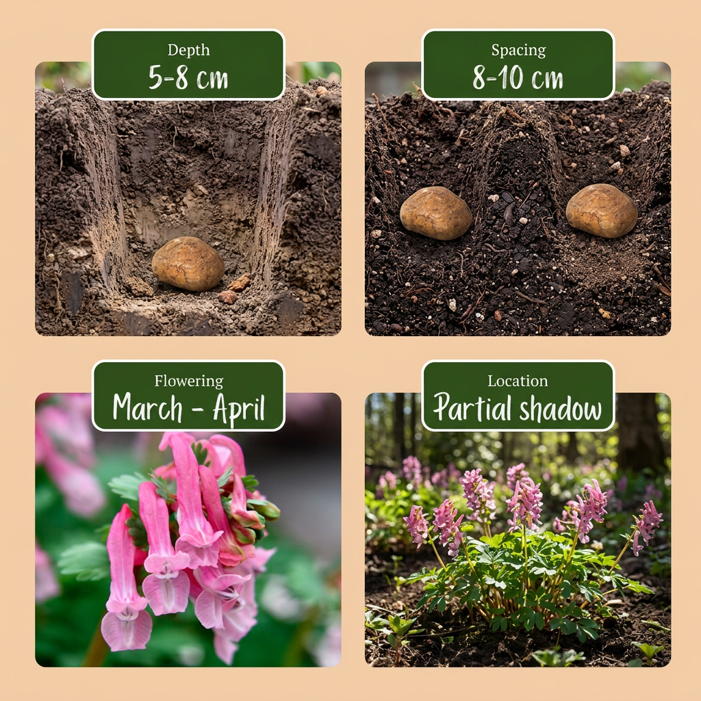 Lerchensporn Beth Evans – Corydalis solida online kaufen | 40 bis 160 Knollen, rosa &amp; schattenverträglich – Wurzelwerk Design