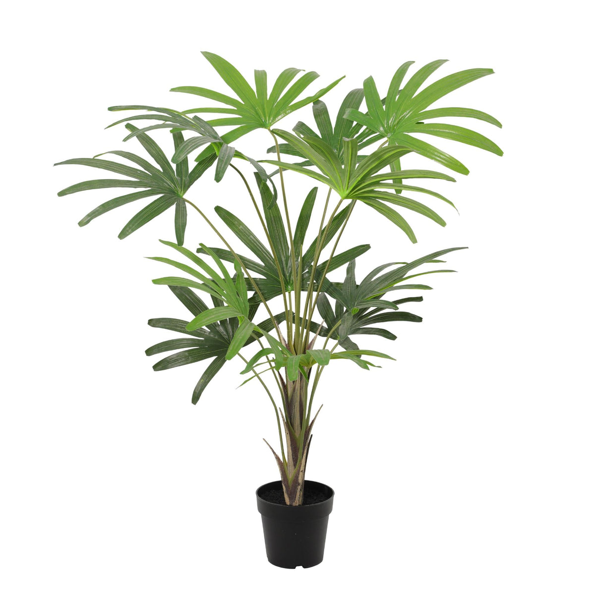 Künstliche Rhapis-Pflanze von Everspring, 120 cm hoch, mit grünen Blättern, ideal für natürliche Raumdekoration.
