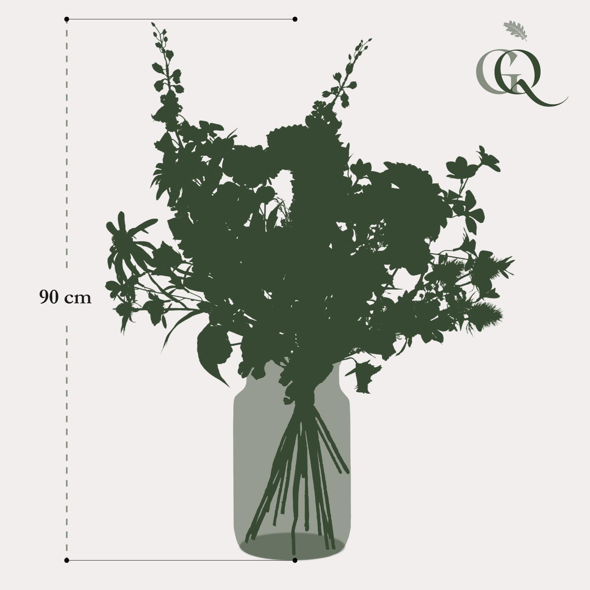 Großer elektrischer Blumenstrauß XL Electric Love von Everspring, 90 cm hohe, künstliche Blumen für Dekorationszwecke