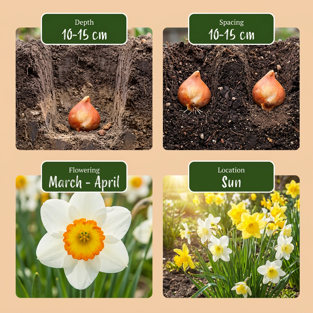 Narzissen-Mischung – Narcissus online kaufen | 40 bis 320 Blumenzwiebeln, bunt gemischt – Wurzelwerk Design